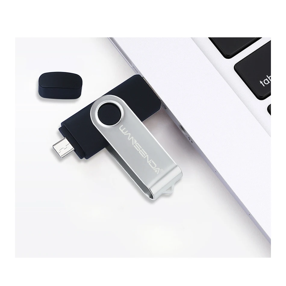 wansenda Usb2.0 OTG USB флеш-накопитель смартфон Планшеты PC 4 ГБ 8 ГБ 16 ГБ 32 ГБ 64 ГБ 128 ГБ pendrives OTG реального Ёмкость интерфейсом USB