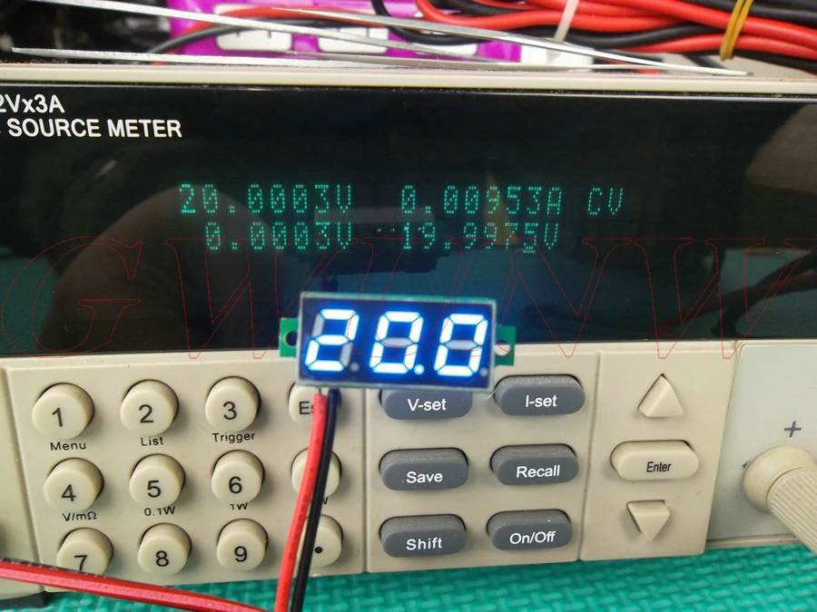 GWUNW BY328V DC 0-600 в 3 Бит Цифровой Мини вольтметр Панель метр тестер напряжения метр