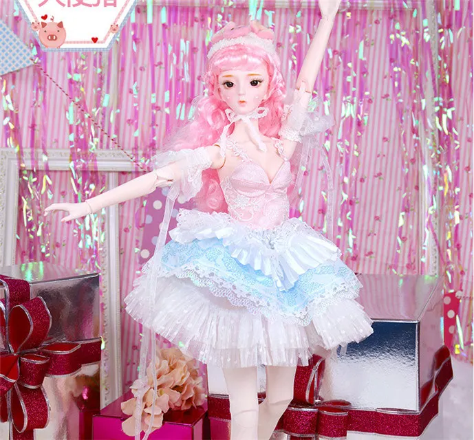 Одежда для 1/3 bjd куклы, наряд для 60 см bjd, без куклы без обуви - Цвет: only clothes