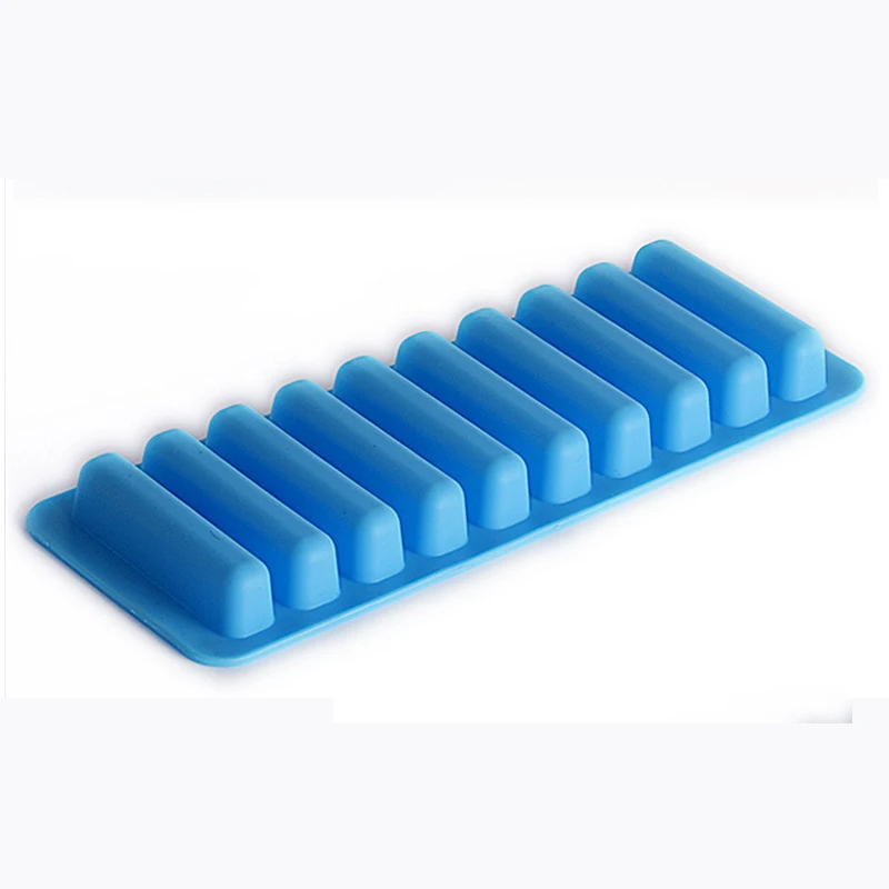 blue 10 силиконовая форма для льда производитель кубиков льда самодельный Лед Лоток для шоколада форма для вечеринки для дома и бара крутой виски вино инструмент для приготовления мороженного А - Цвет: blue