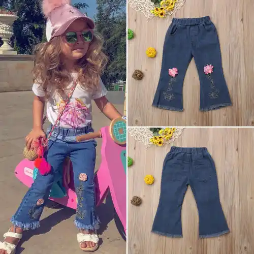 baby girl bootcut jeans