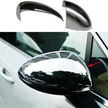 

2PCS Chrome ABS Rear view Mirror Decorative Cover Trim for Porsche Macan 2015-2016