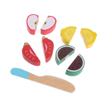 

Cut Fruits Vegetables Dessert Cooking Toy Pretend Play Puzzle Educational Toys