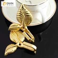 Современные Шторы для Гостиная 4 цвета золотой лист узор стены Шторы крюк украшения дома Высокое качество 1 компл