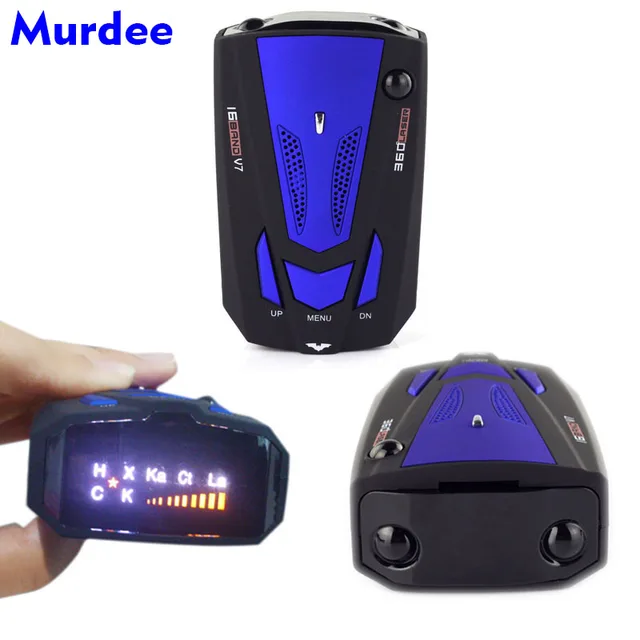 Radar GPS Detector 16Band X K NK Ku Ka Laser VG 2 V7 Blue Color Led