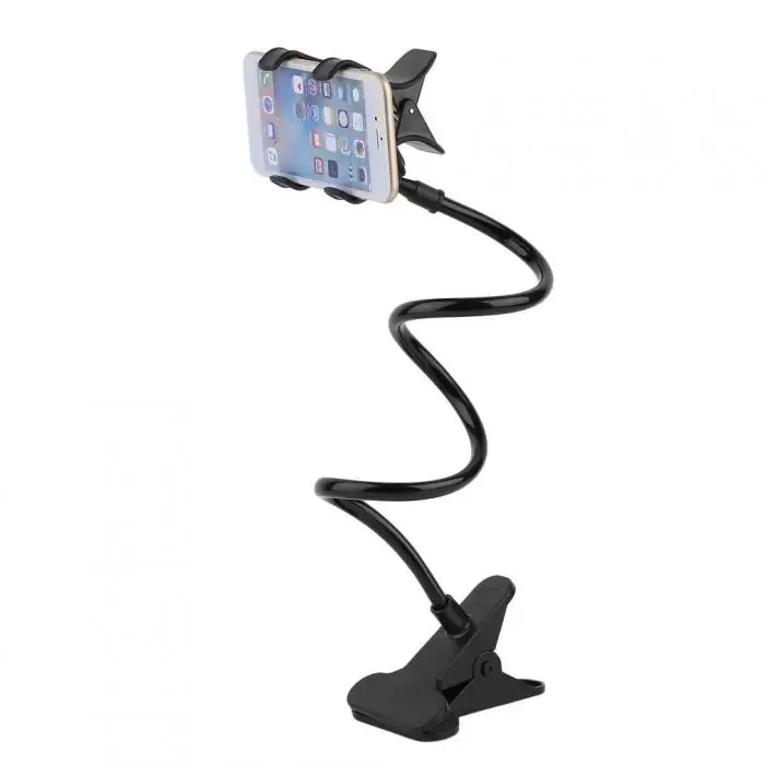 Полка для ленивых прикроватных телефонов держатель зажим для смартфона регулируемый держатель для стойки стол длинный изгиб Складная поддержка NK-Shopping