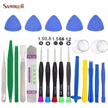 20 в 1 Набор инструментов для ремонта мобильного телефона, пинцет, инструмент для открывания экрана, Набор отверток для iPad iPhone X 7 8 5 5S 6 Plus