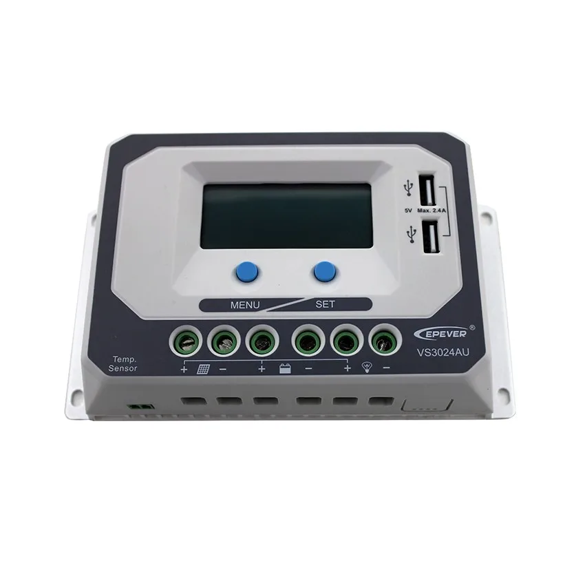 

EPSOLAR VS3024AU 30A 12V 24V EP EPEVER New Viewstar Solar Charge controller LCD display