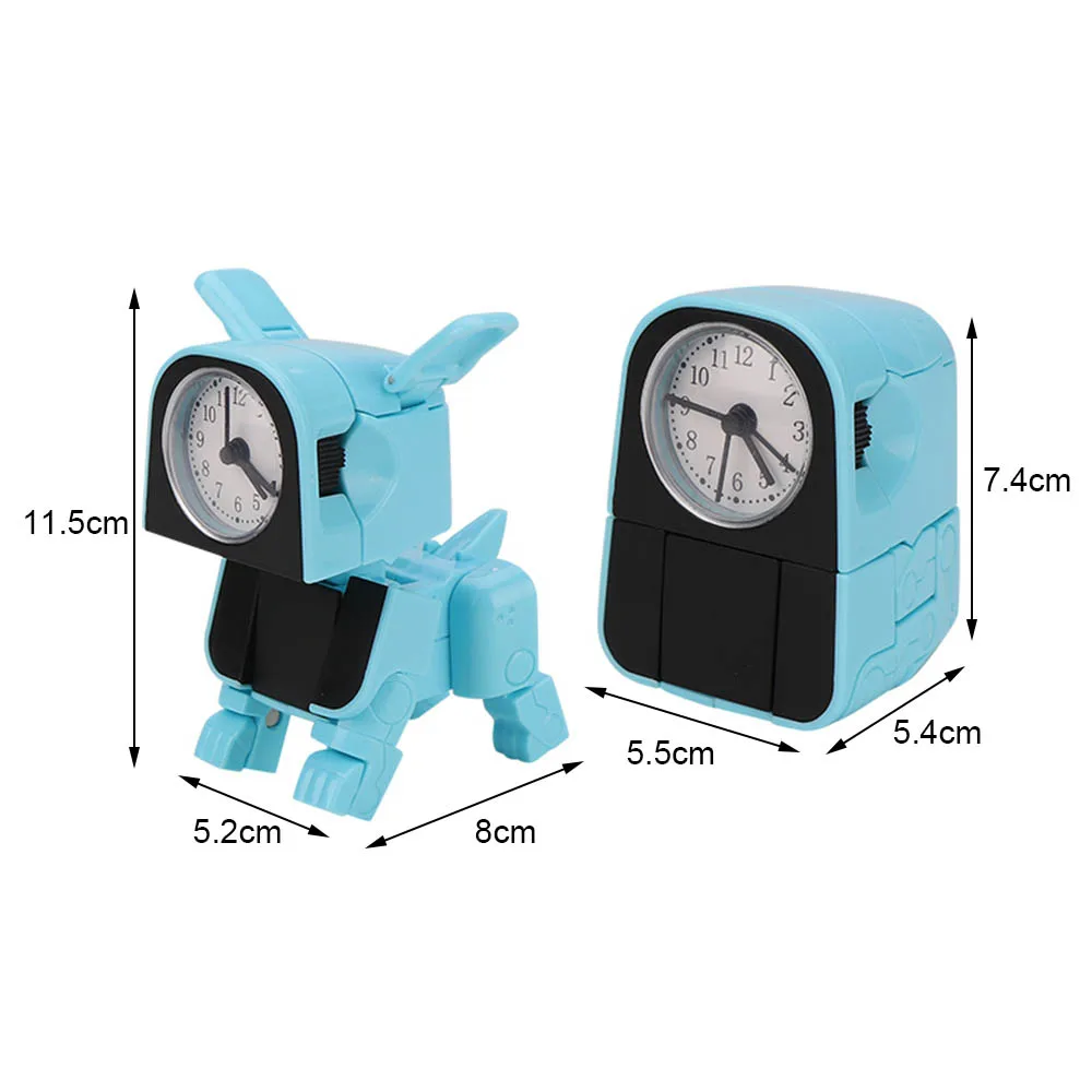 Мини-платье с изображением собаки Форма игрушечные часы милый вариант будильник робот игрушки раннего развития для детей младшего возраста с красивым для выгула собак игрушка