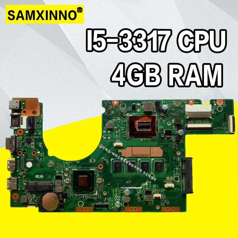 S300CA For ASUS S300CA VivoBook S300CA Laptop motherboard S300CA mainboard I5-3317U REV2.1 4G RAM new motherboard