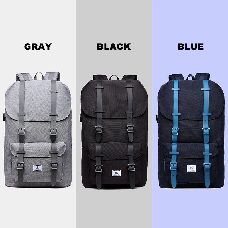 OZUKO, повседневный мужской рюкзак, большая вместительность, школьная сумка для подростка, 15,6 дюймов, ноутбук, ноутбук, рюкзаки, Оксфорд, мужские, USB, дорожные сумки