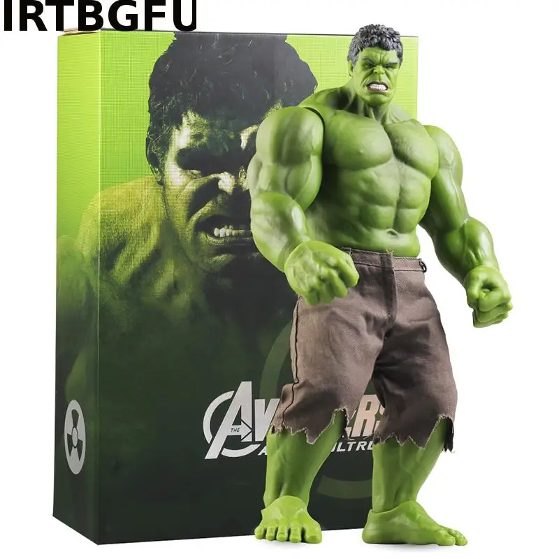 

42cm Avengers Incredible Hulk Iron Man Hulk Buster Age Of Ultron Hulkbuster Pvc Toys Action Figure Hulk Smash