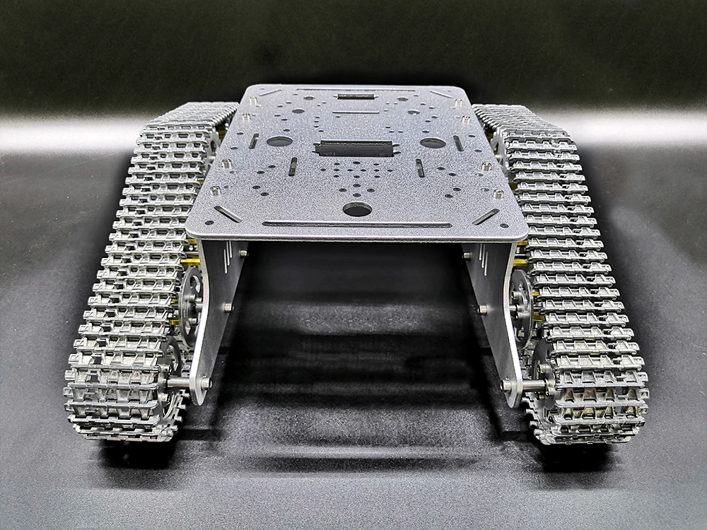 TS300 все металлические tnak, высокий крутящий момент двигателя, металлические дорожки, алюминиевый сплав умный Танк шасси автомобиля, для робота DIY, модель танка