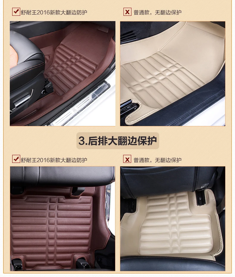 Alfombrillas Para VW Tiguan II (2016-2024) - Juego De 4 Piezas, Bordes Azules, Material Velour Premium