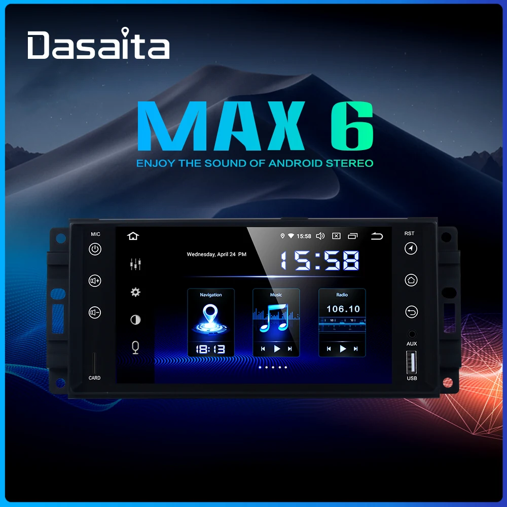 Sale Dasaita 7" Android 9.0 Car GPS Stereo Radio for Jeep Wrangler Chrysler Dodge Commander Compass Patriot Grand Cherokee Liberty 0 Sale Dasaita 7" Android 9.0 Car GPS Stereo Radio for Jeep Wrangler Chrysler Dodge Commander Compass Patriot Grand Cherokee Liberty 0