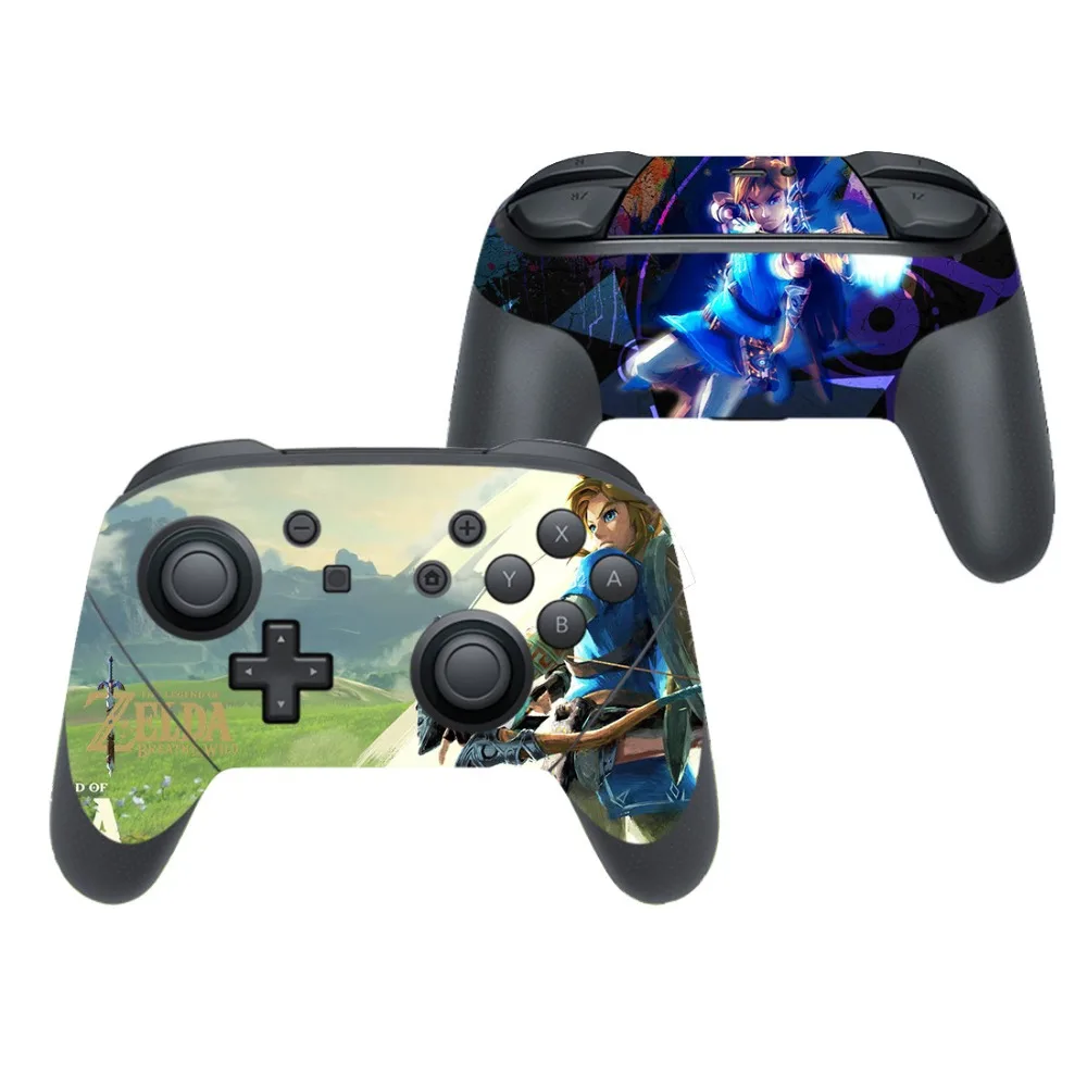 The Legend Of Zelda Cover Decal Skin Sticker For Nintendo Switch Pro Controller Gamepad Joypad Nintend Switch Pro Skin Stickers Stickers Aliexpress