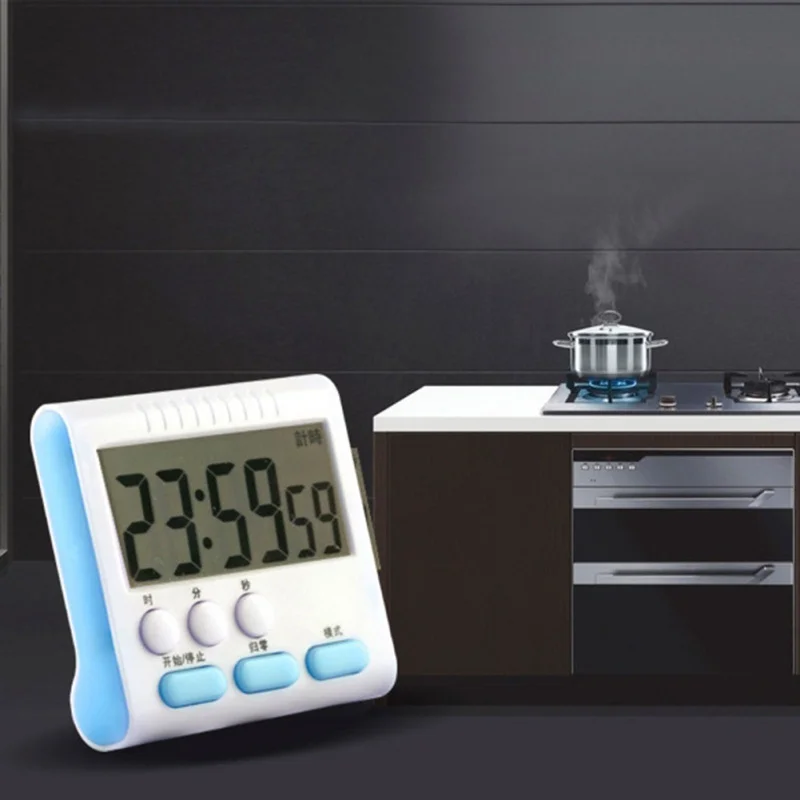 Двухканальный кухонный электронный таймер для дома, сада, кухни, обеденные кухонные инструменты с громким счетом будильника до 24 часов