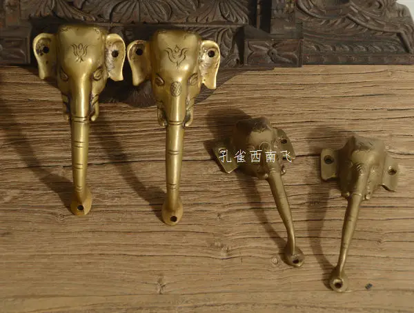 Nepal And India Handmade Copper Cabinet Door Handle Trunk Cafe Club Fortuna door Handle Grip 