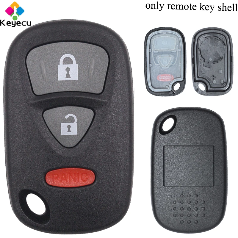 

KEYECU Replacement Remote Control Car Key Shell Case Cover With 2 1/ 3 Buttons - FOB for Suzuki Grand Vitara SX4 XL7 Use for USA