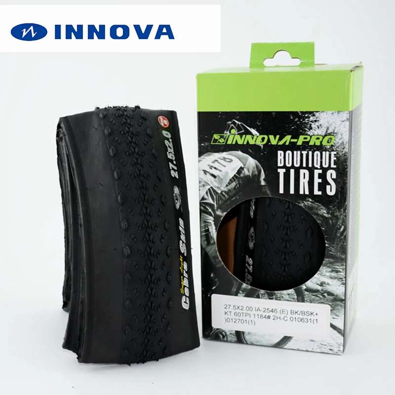 

INNOVA bicycle tire 27.5 27.5*2.0 60TPI mountain bike tires ultralight 374g folding bead tyres MTB racing pneu 27.5er boxed