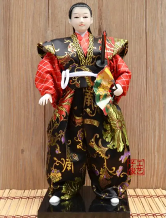 1 PC Japanese Samurai Doll Customized Ornament Craft Home