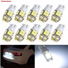 10x t10 w5w 501 194 168 carro 20 branco lado smd led interior luz cuna del bulbo de lampara