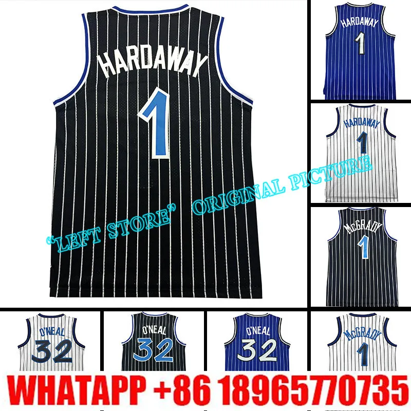 Пенни Hardaway джерси Трейси Макгрейди 1 # шакил oneal возврат дешевые баскетбол