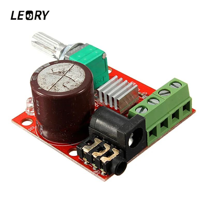 LEORY PAM8610 Speaker Operational Amplifier 12V 2x10W HiFi Amplifier Board Dual Channel Audio