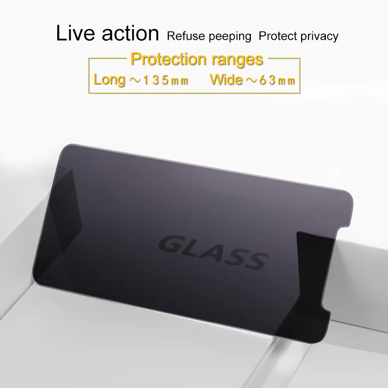 Закаленное стекло Imak Privacy для IPhone X антибликовое Защитное закаленное анти