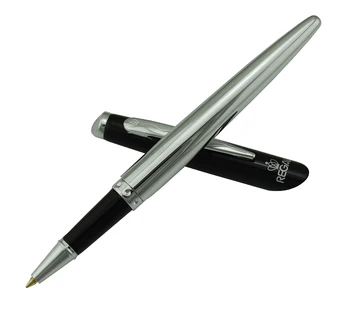 

REGAL QUEEN Series Collection Silver Rollerball Pen with Smooth Refill Business Graduation Gift Pen for Man Woman Office Home
