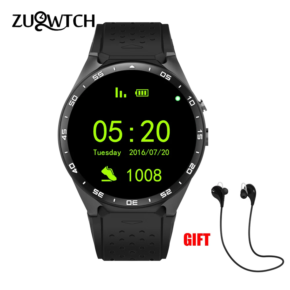 

Smart Watch Men Watch Smart AMOLED Screen 512MB+4GB Android Smartwatch Support SIM Card GPS WiFi Camera Bluetooth Watch Phone