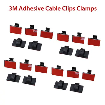 

Universal Car Dash Camera 3M tape Adhesive Cable Clips Clamps Drop Wire Tie Mount Holder for VIOFO A118C2 A119 etc Sticker tape