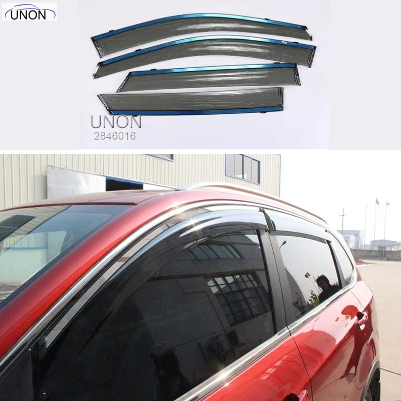 

for toyota corolla2019 2020 Clear Plastic Window Visor Vent Shades Sun Rain Deflector Guard