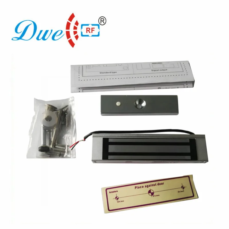 DWE cc РФ 12 В Электронный магнитный замок на двери 180 кг 350lbs RFID MagLock для Стекло двери dw-180