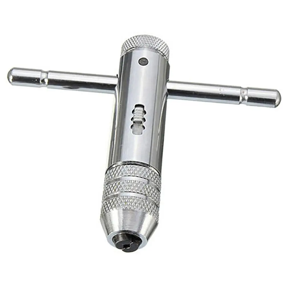 Catraca ajustável screw tap wrench ferramenta titular M3 M8 punho curto tocando ou ferramentas de threading|tap wrench holder|tap wrench|screw tap -