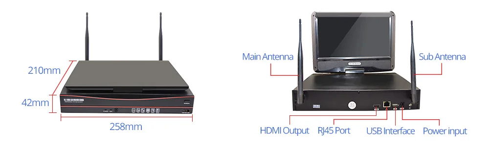 wireless security camera system outdoor night and day