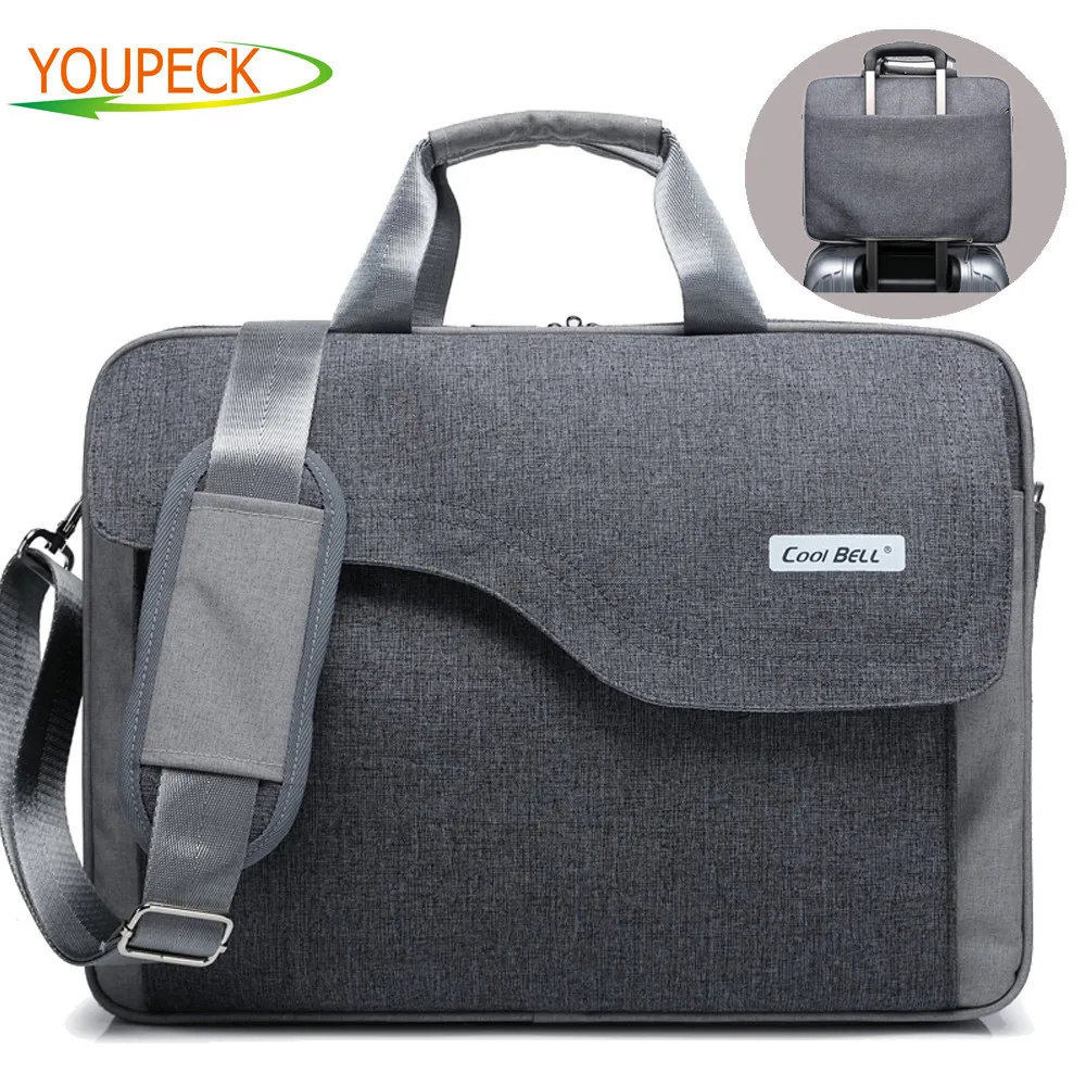 Marke Laptop tasche 17,3 17 15,6 15 zoll computer taschen mode handtaschen Frauen schulter Messenger notebook tasche männer frauen aktentasche Billig