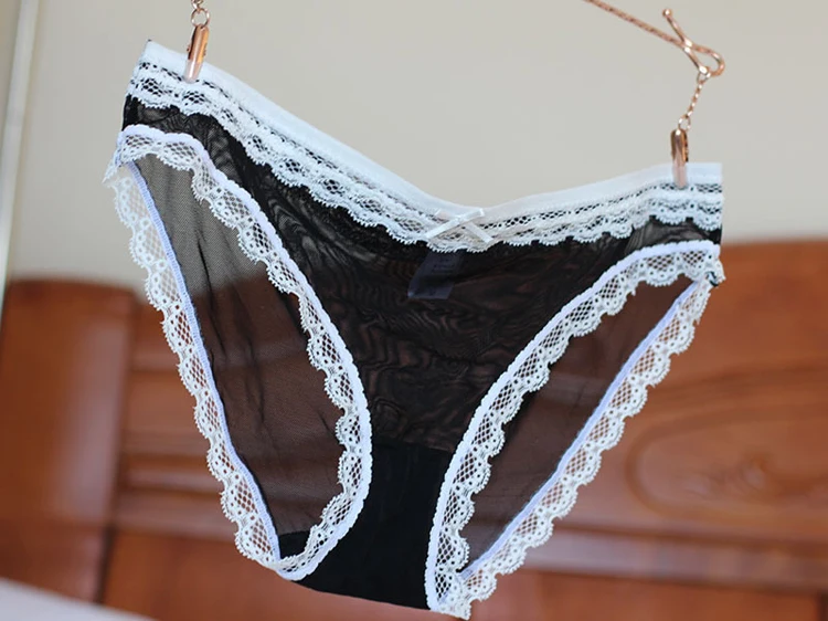 European Size New Fashion 2018 Panties Women Transparent Underwear Women Lace Soft Seamless Briefs Sexy Underwear Women S-XXL (16)