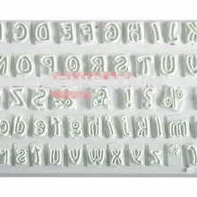 1 лот/64 шт. персонажи нижний корпус Алфавит буквы набор форм для фондана торт украшение Печенье плесень инструмент для декорирования, сделай сам