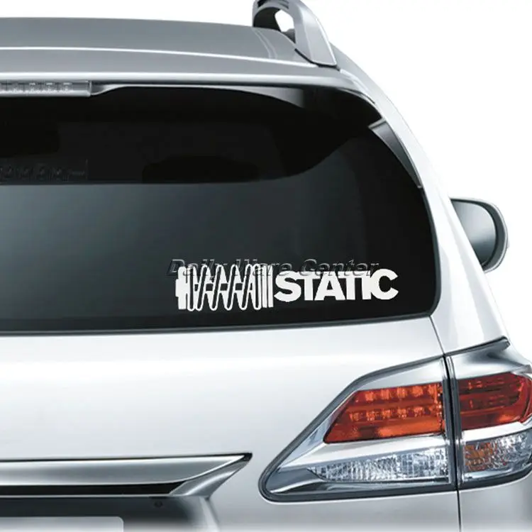 1Pc New Car Sticker STATIC Car Styling Vinyl Reflective Decal Car