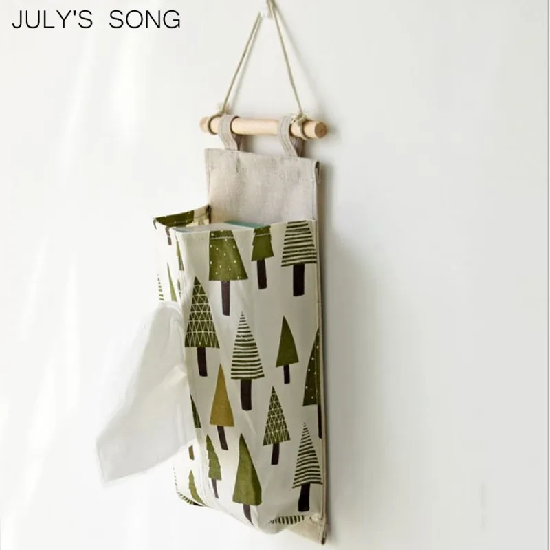 JULY'S SONG настенный подвесной для хранения сумка хранилище для туалетной бумаги сумка подвесные органайзеры домашний дверной инструмент Органайзер сумки Держатель для ванной комнаты
