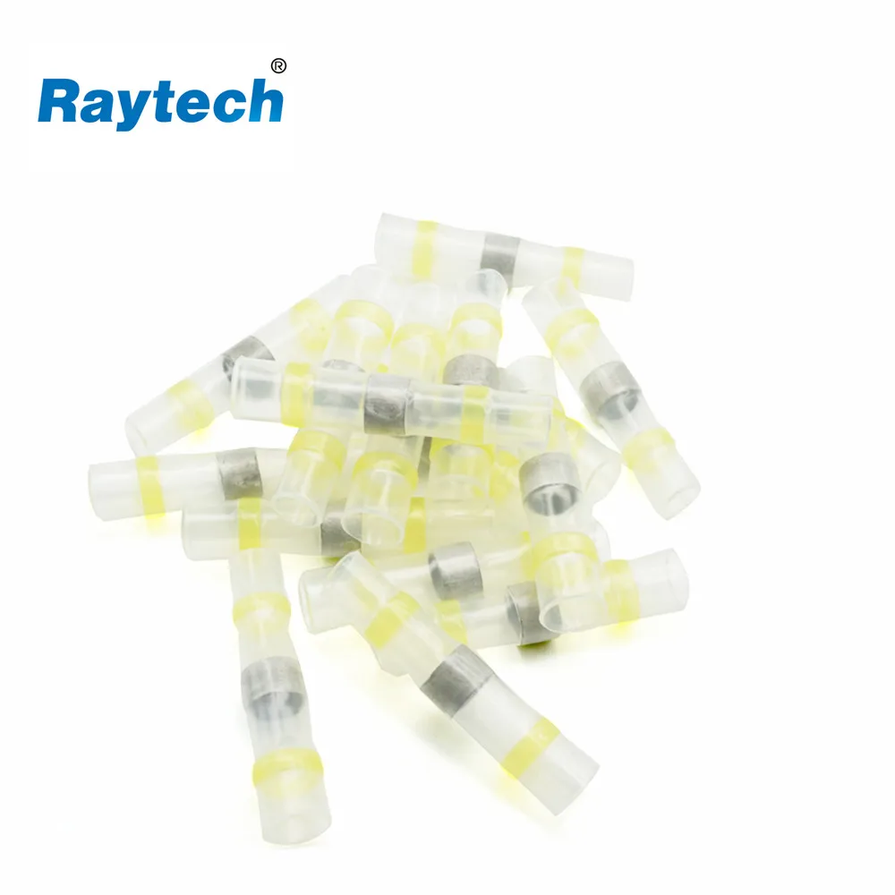120Pcs Mixed Heat Shrink Sorder Terminals Waterproof Solder Sleeve Tube Electrical Wire Insulated Butt Connect