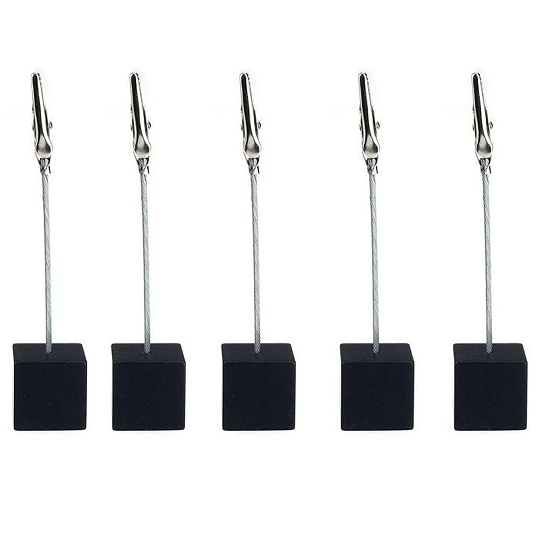 SOSW 5pcs Memo Clips Card Holders Wedding Name Table Setting Marker