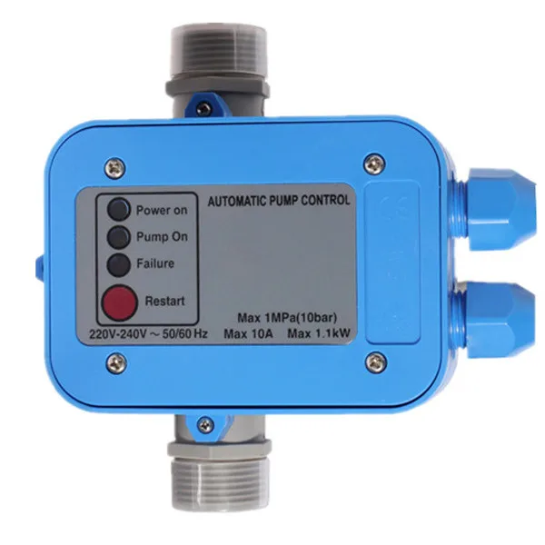 

Water Pump Pressure Controller 220V Automatic Electronic Electric Switch ON OFF Easy Operate Maintains Pressure & Flow IP65