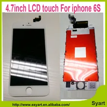 2 unids Herramientas Gratuitas Sin Píxeles Muertos Grado AAA Calidad 4.7 ”LCD para iphone 6s pantalla 3d con pantalla táctil lcd digitalizador asamblea