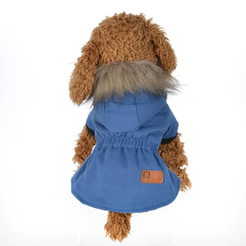 

Fashion Padded Thickening Warm Winter Dog Clothes Dog Coat Jacket Hoodies Pet Dog Clothing For Small Dogs Chihuahua Teddy Yorkie