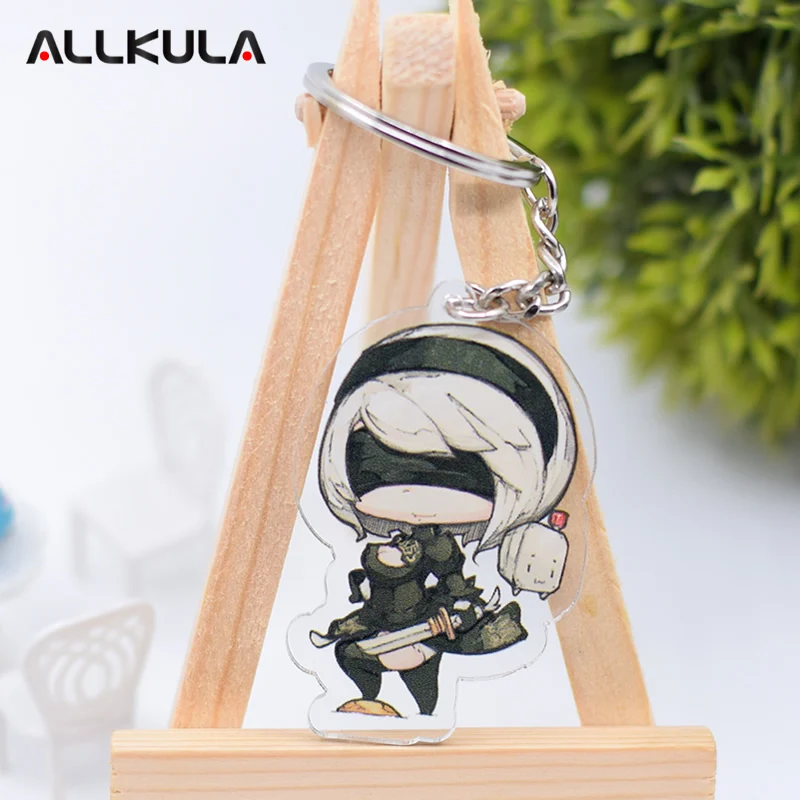 2B NieR Automata фигурка брелок двухсторонний Аниме периферийные устройства милый