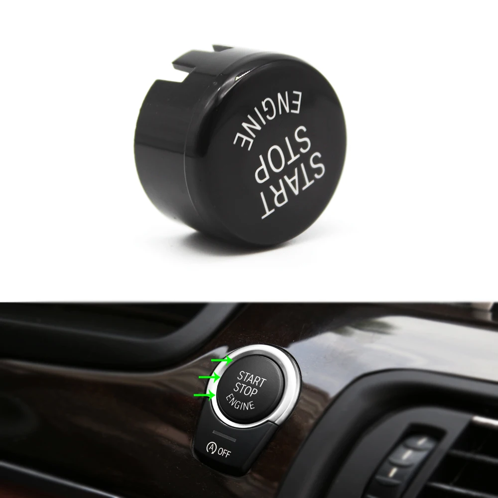 

1x Engine Start Stop Switch Button Cover with OFF button For BMW 1 2 3 4 5 6 7 Series X1 X3 X4 X5 X6 F10 F15 F25 F26 F30 F48 G30