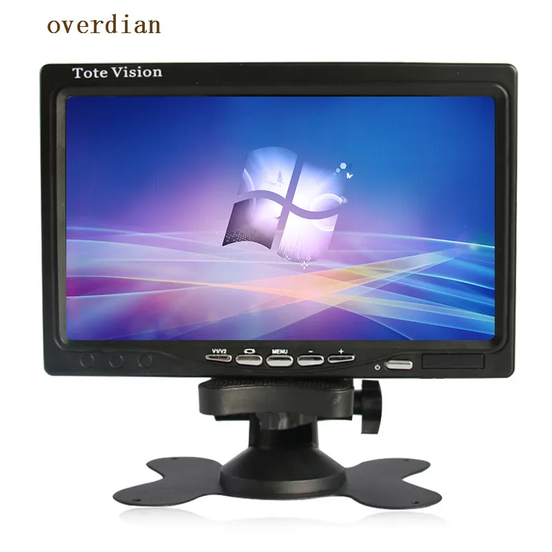 

7inch/7" VGA/AV Connector Plastic Shell LCD Monitor/Display 1024*600 Resolution16:9