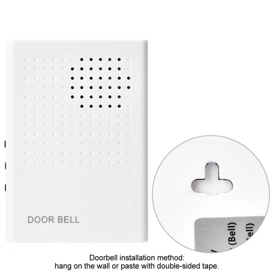 Дверной звонок DC12V проводной Электронный дверной звонок белый для отеля система контроля доступа дверной звонок беспроводной водонепроницаемый